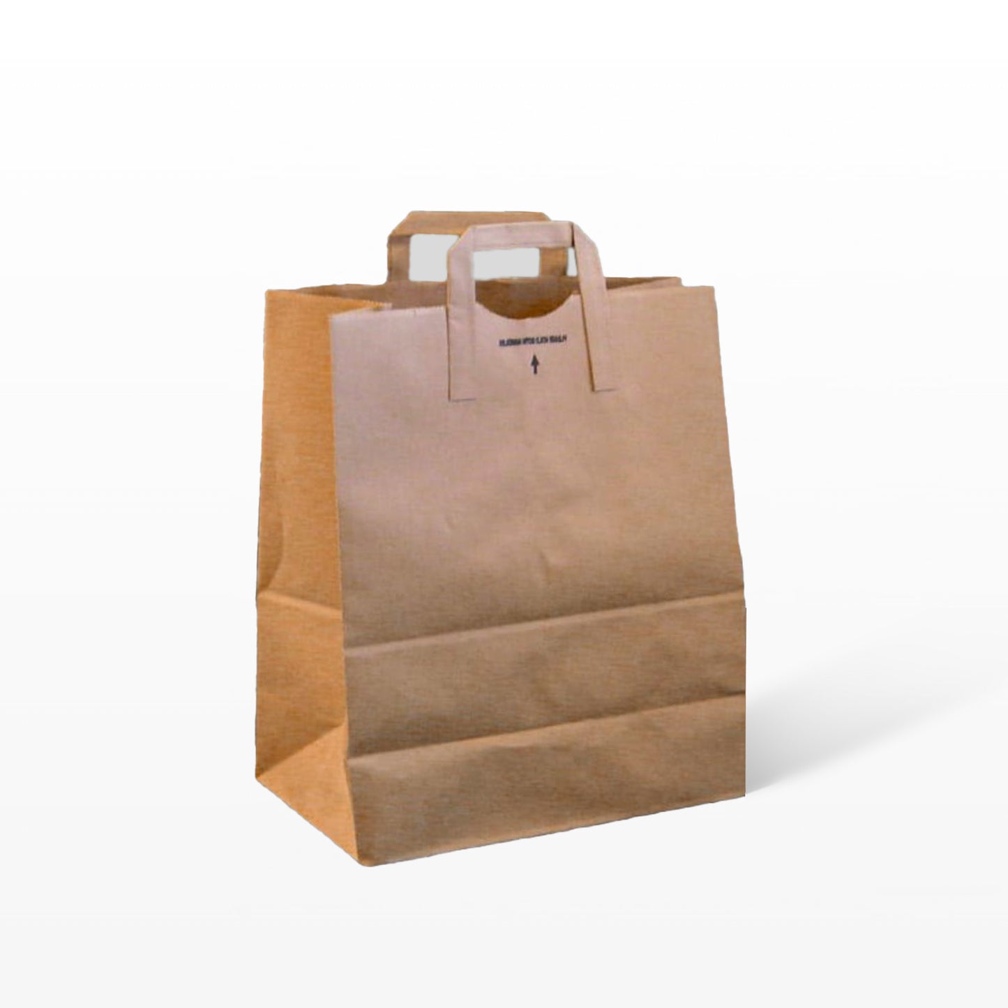 1/7 BBL 70 LB Brown Grocery Bag With Handles