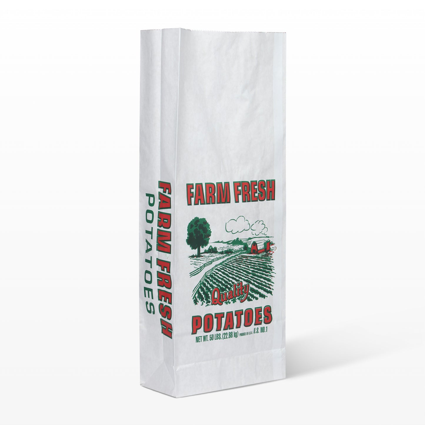 50 lb. White Window Farm Fresh Potato Bag