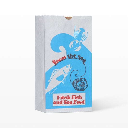 1/2 Peck Paper Shellfish Bag
