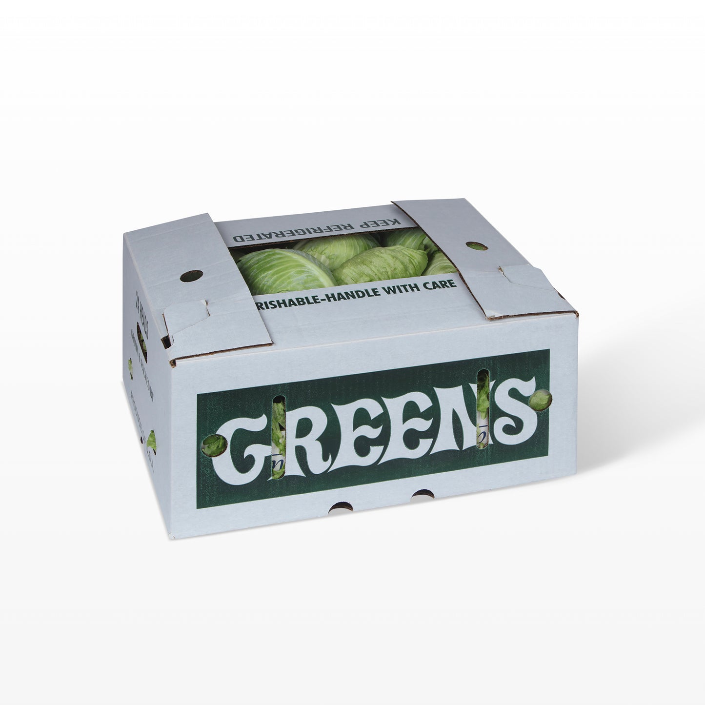 Hydro Cool Lettuce/Greens Waxed Box