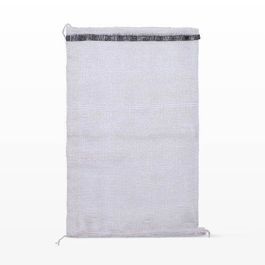 1/2 Bushel (25lb) White Plain Mesh Bags