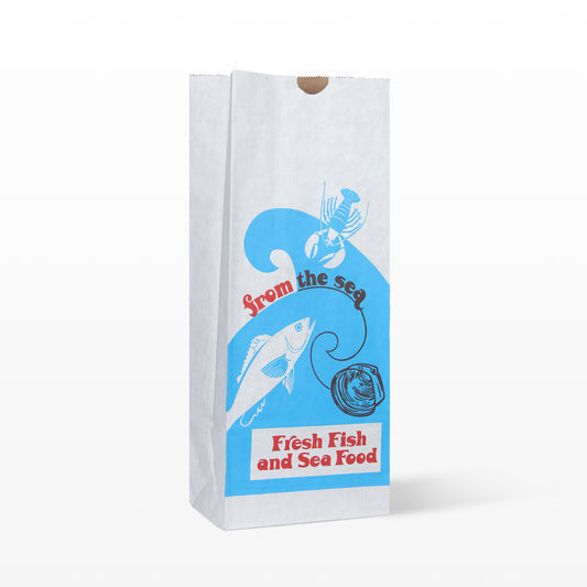 2 Peck Paper Shellfish Bag