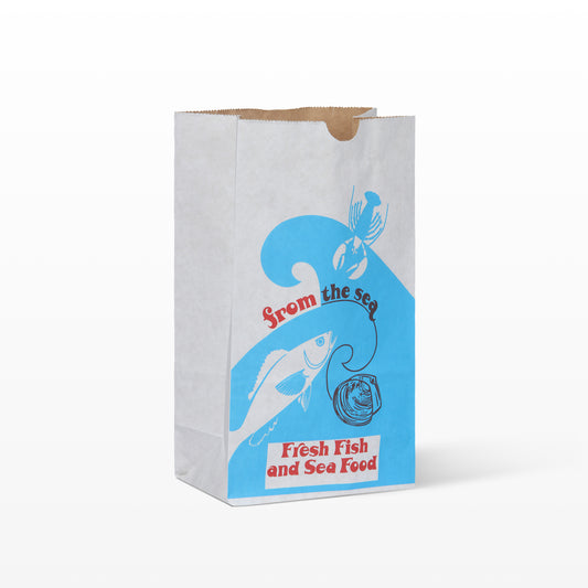 1/4 Peck Paper Shellfish Bag