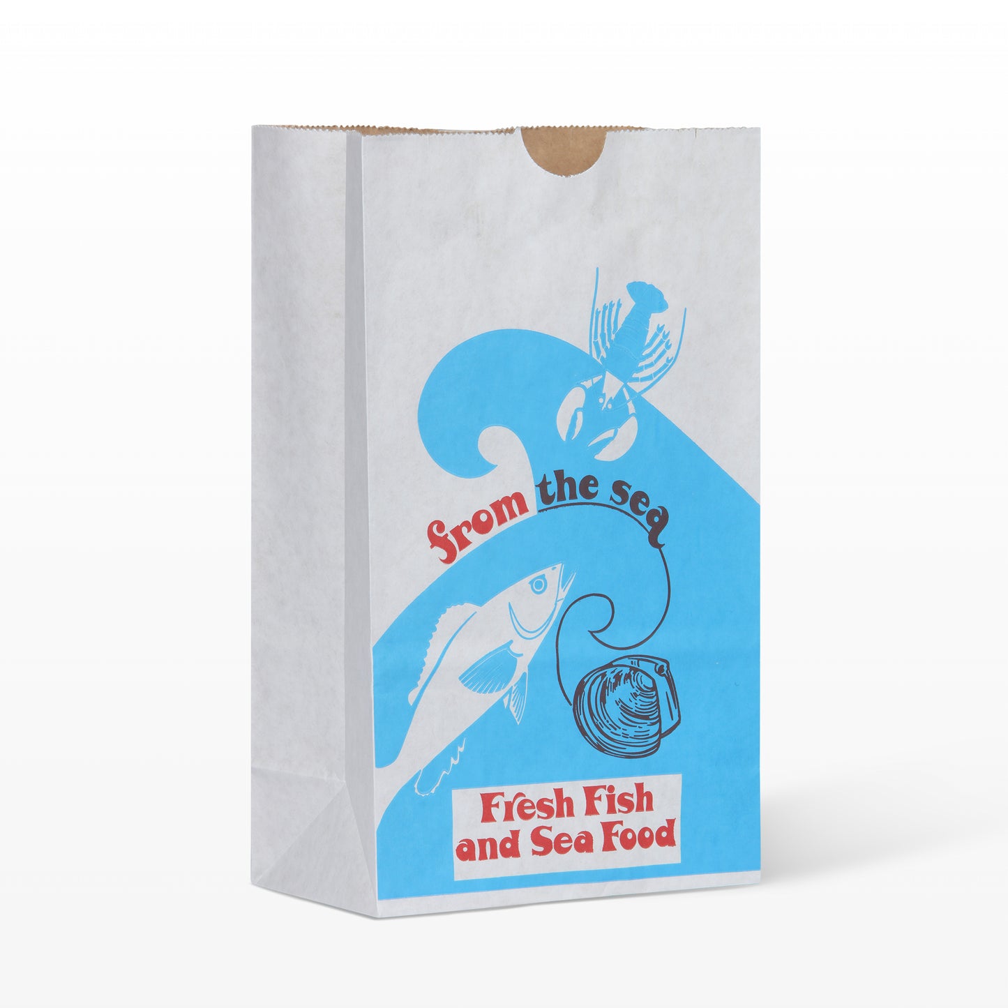 1/4 Peck Paper Shellfish Bag