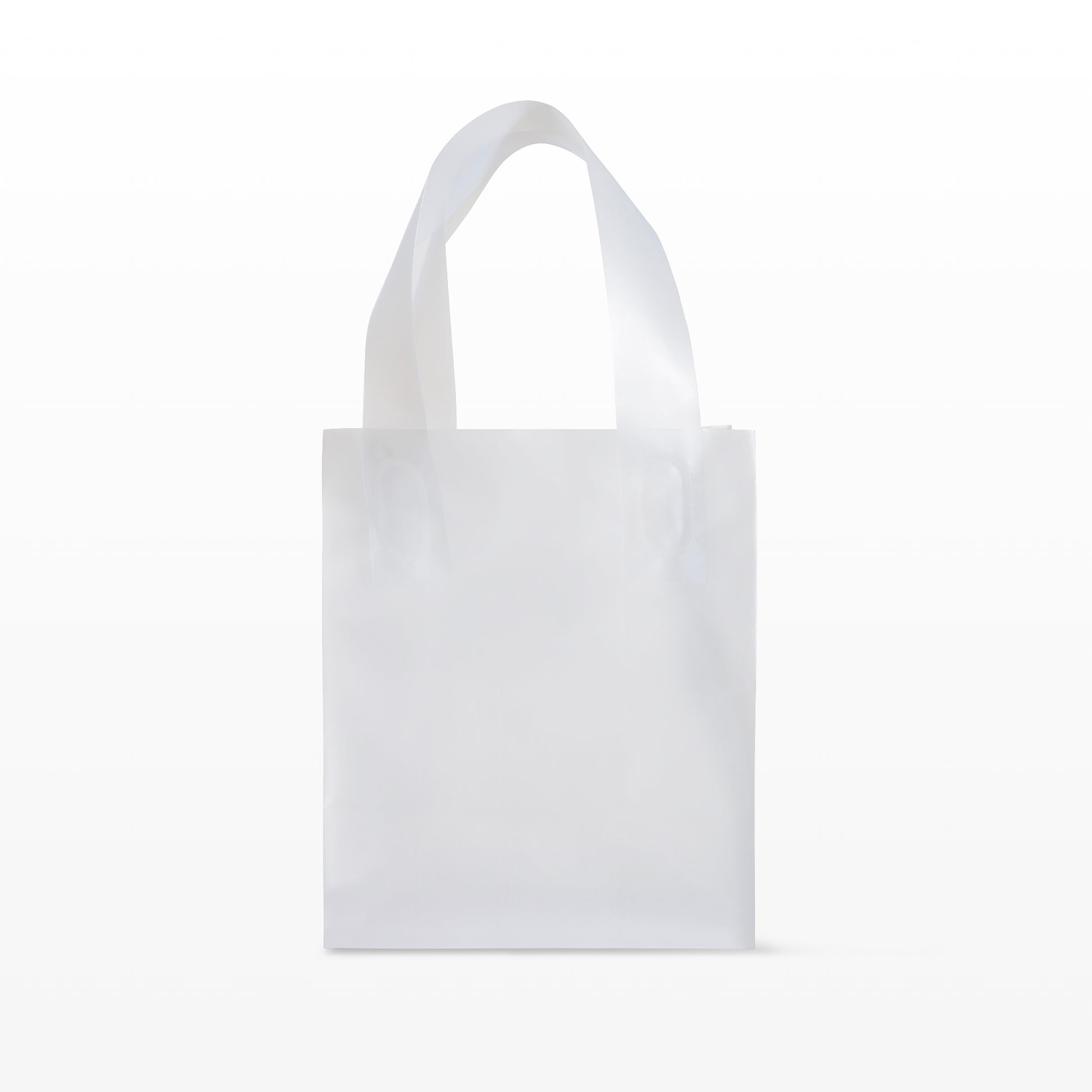 1/2 Bushel Double Handle Clear Plastic Apple Tote Bags