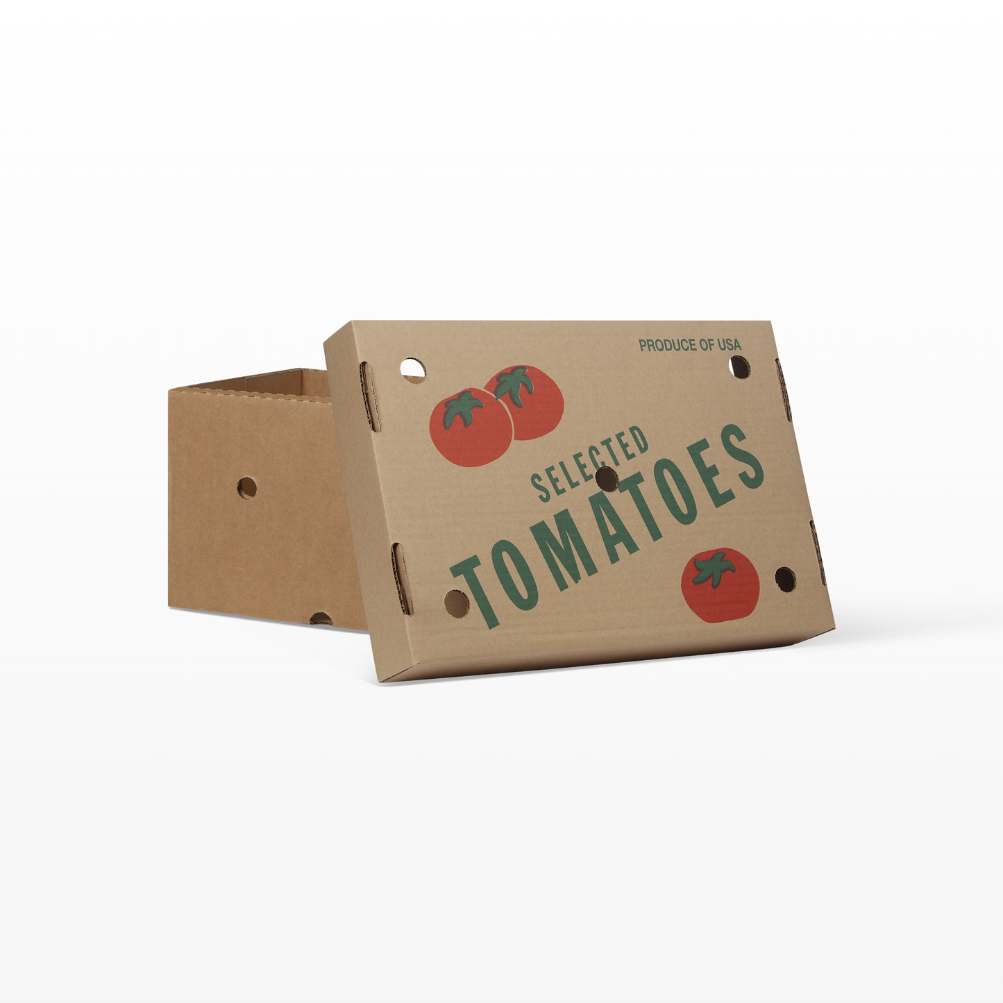 20lb/25lb Printed Tomato Box Lid