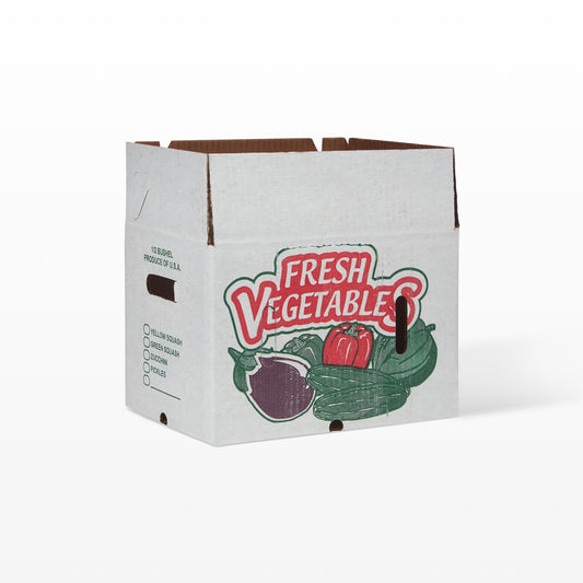 1/2-Bushel Waxed Vegetable Box