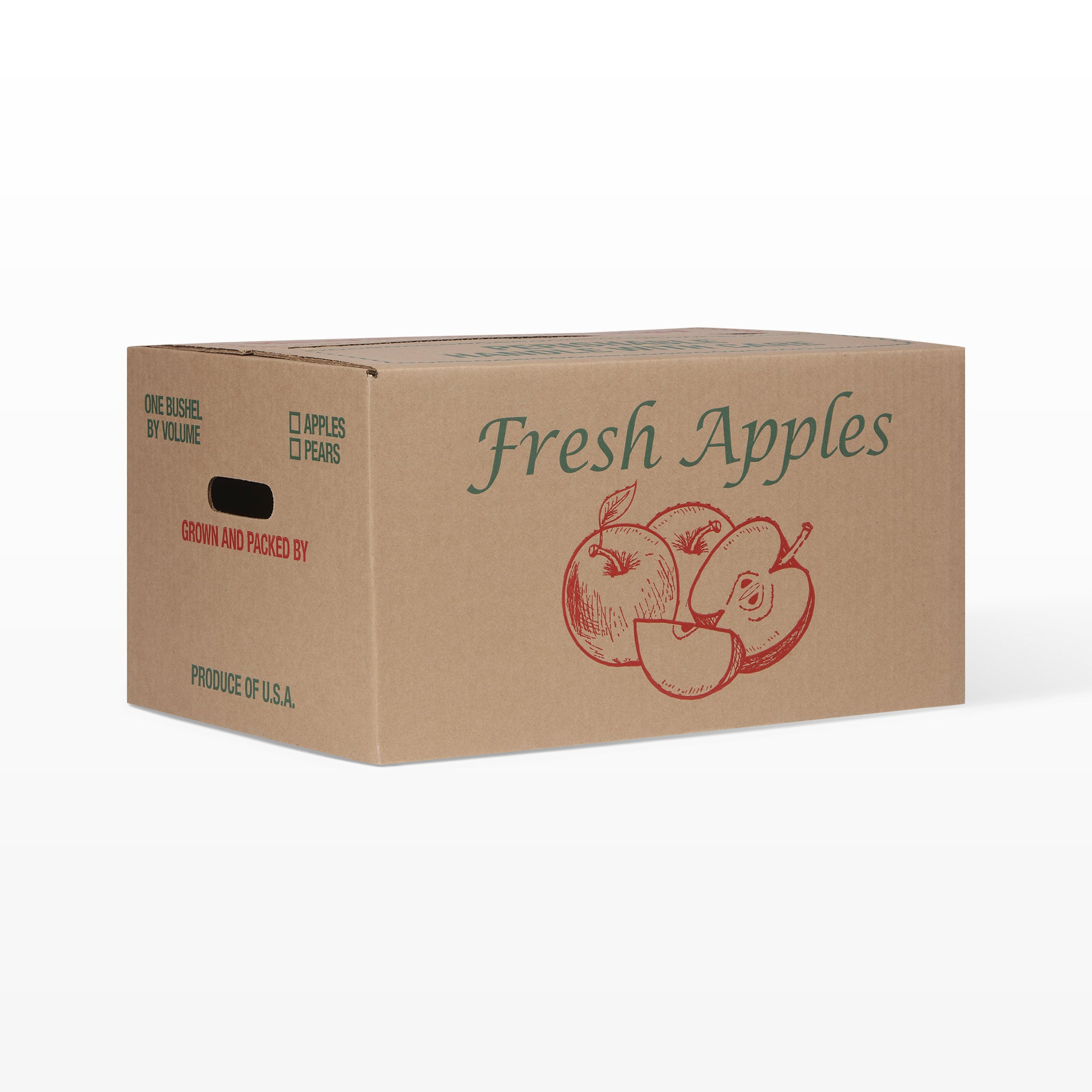 1-Bushel Bulk Apple Box Outer | Globe Bag Company
