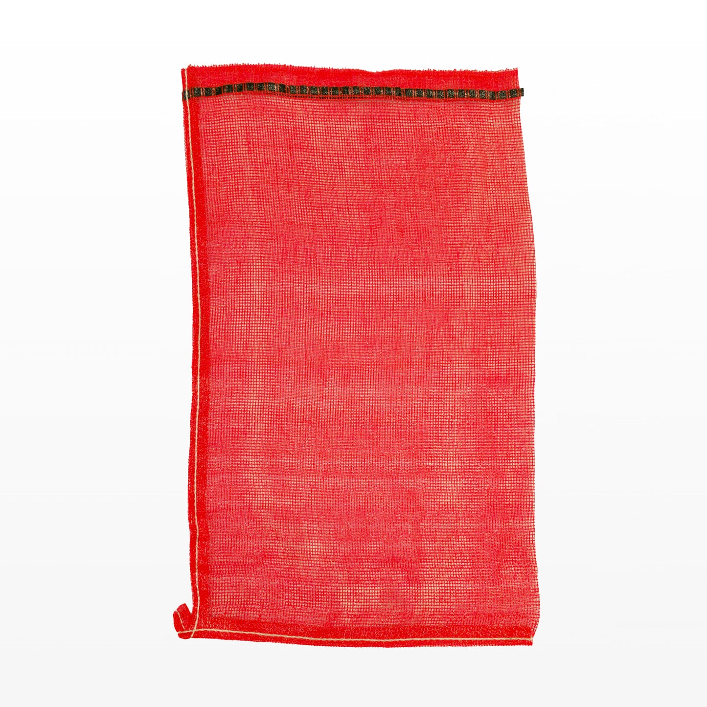 1 Bushel (50 lb.) Red Plain Mesh Heavy Duty Bags
